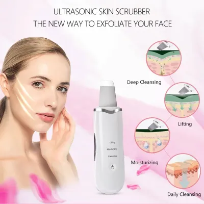 Ultrasonic Shovel BEAUTY START - Skin Scrubber, Face Spatula For Blackhead Removal And Cleansing Pores_img_9