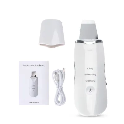 Ultrasonic Shovel BEAUTY START - Skin Scrubber, Face Spatula For Blackhead Removal And Cleansing Pores_img_3