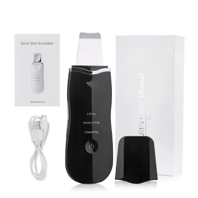 Ultrasonic Shovel BEAUTY START - Skin Scrubber, Face Spatula For Blackhead Removal And Cleansing Pores_img_4