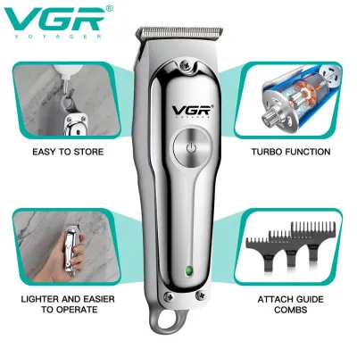 VGR V-071 Professional Corded and Cordless Hair and Beard Trimmer_img_4