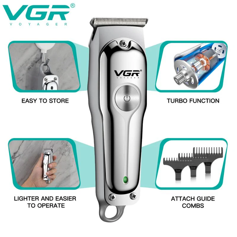 VGR V-071 Professional Corded and Cordless Hair and Beard Trimmer_img_4