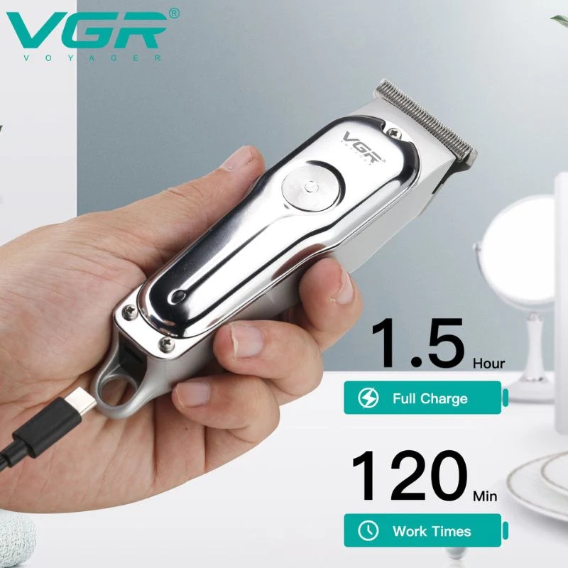 VGR V-071 Professional Corded and Cordless Hair and Beard Trimmer_img_6