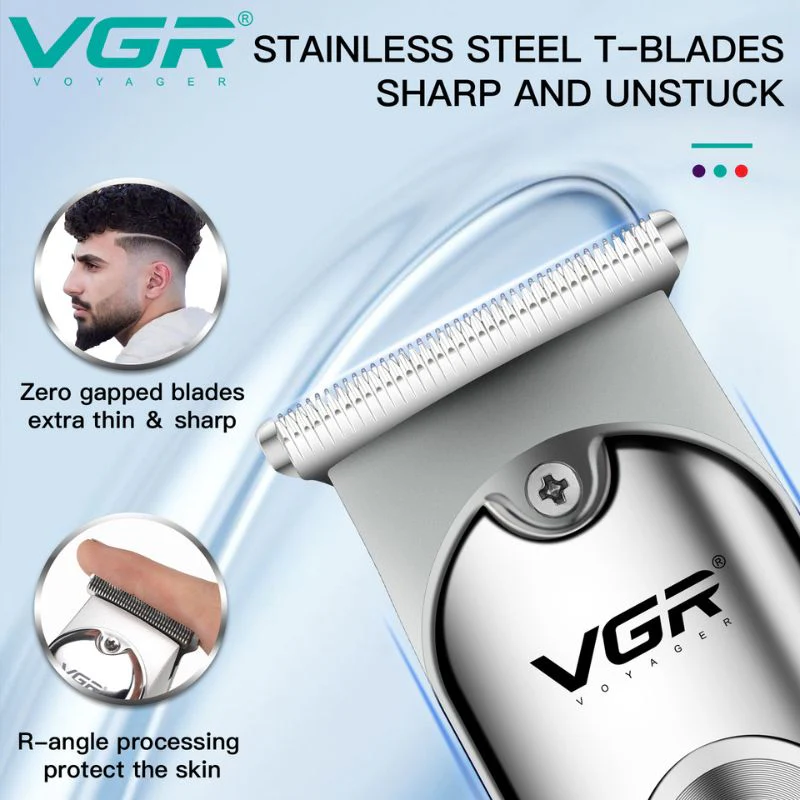 VGR V-071 Professional Corded and Cordless Hair and Beard Trimmer_img_7