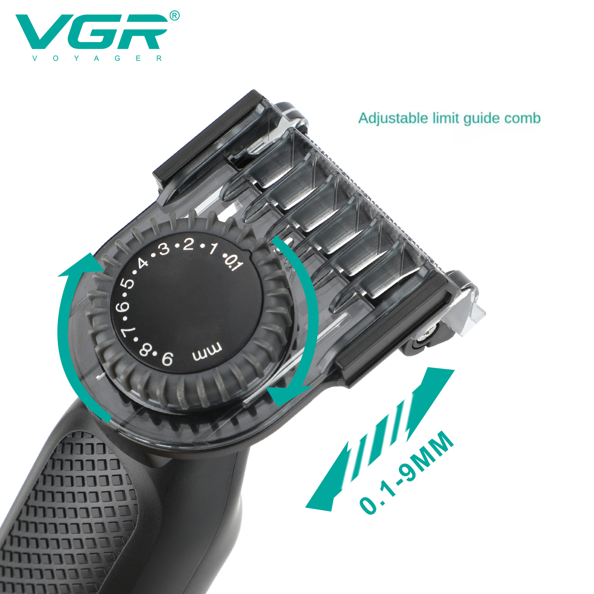 VGR V-360 Professional 2-in-1 Hybrid Trimmer and Shaver (IPX6 Waterproof)_img_5