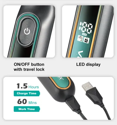 VGR V-360 Professional 2-in-1 Hybrid Trimmer and Shaver (IPX6 Waterproof)_img_7