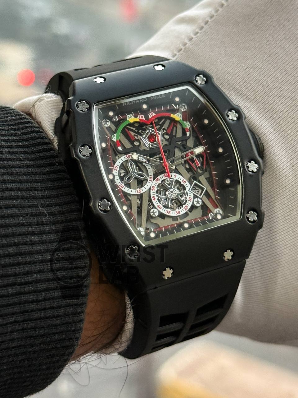 RICHARD MILLE BLACK CASE BLACK BELT_img_2
