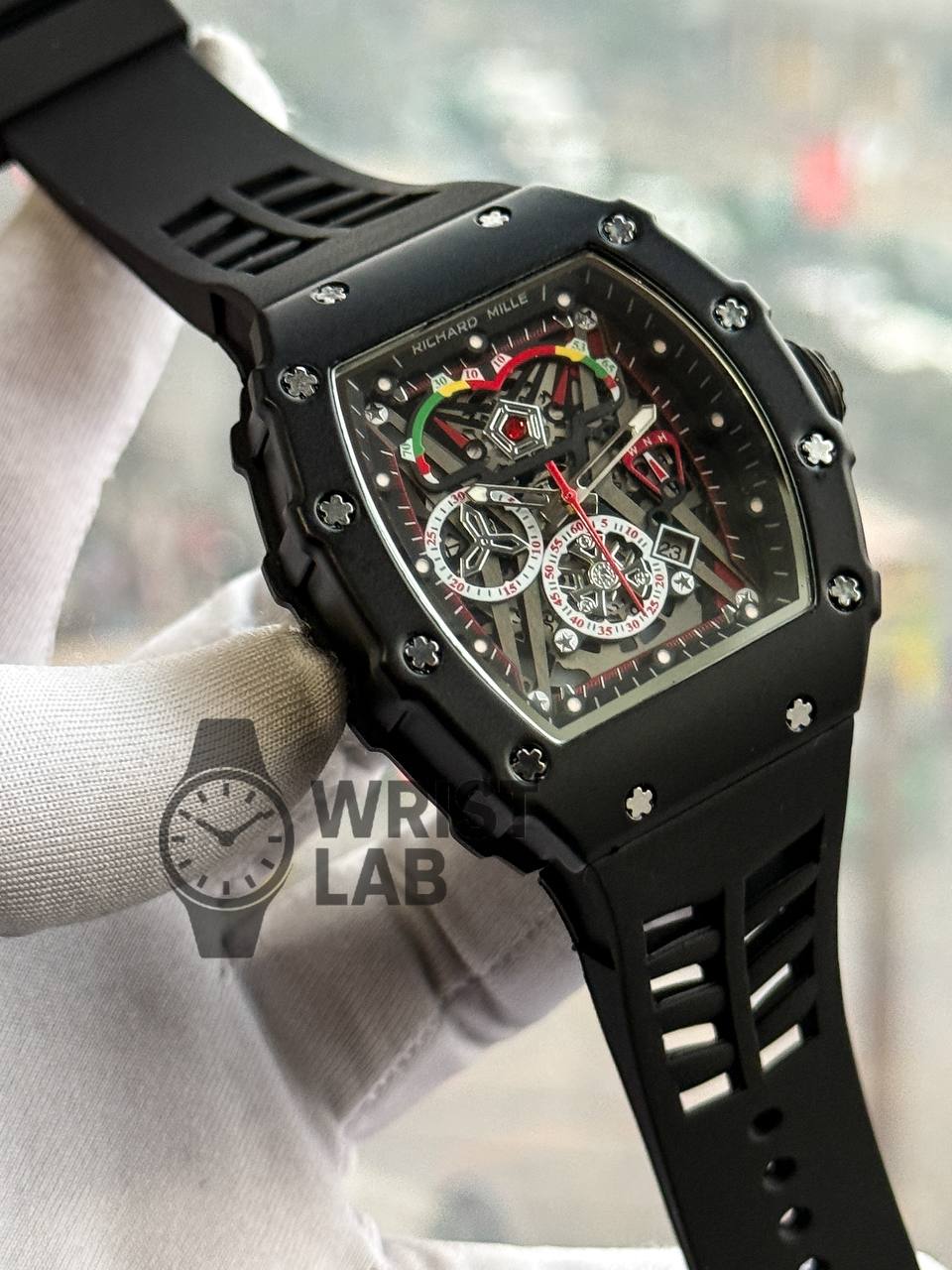 RICHARD MILLE BLACK CASE BLACK BELT_img_1