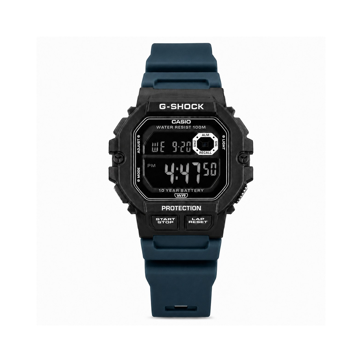 G-SHOCK SQUARE DIAL BLUE BELT DIGITAL SPORTS WATCH_img_0