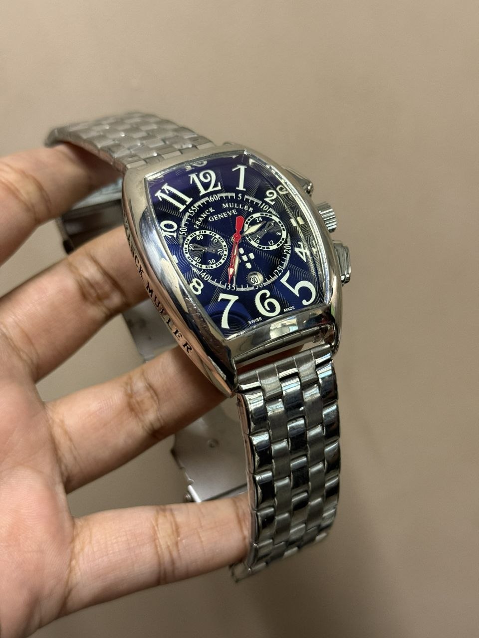 FRANK MULLER REGALIA CURVE STEEL BLUE DIAL_img_0