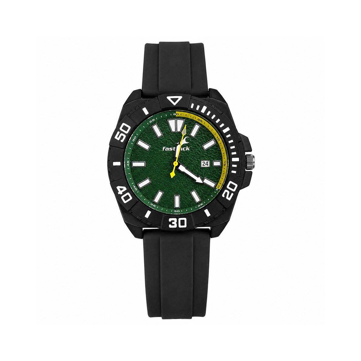 FASTRACK TERRASHOCK DIVER SPORT BLACK GREEN EDITION_img_0