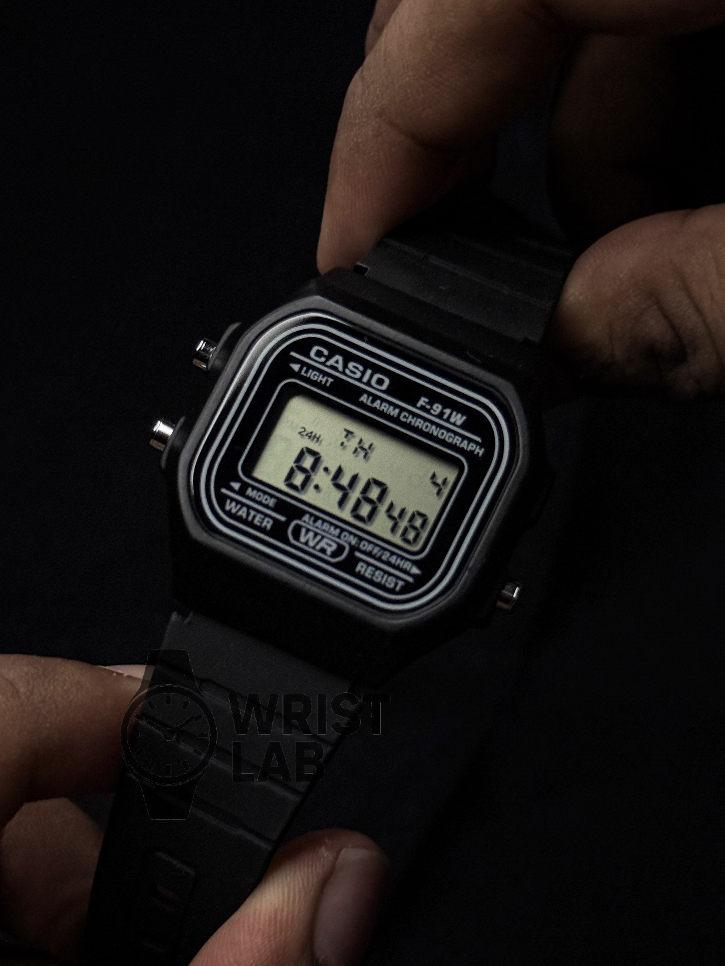 CASIO RETRO DIGITAL CLASSIC BLACK RESIN BELT_img_2