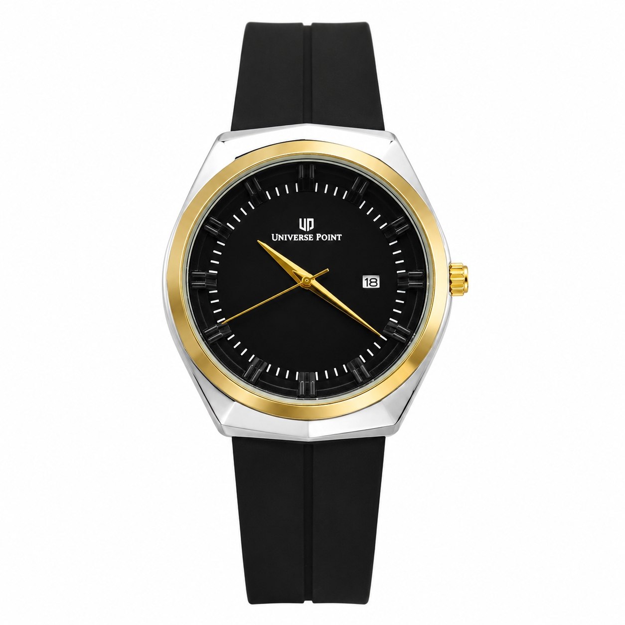 UNIVERSE POINT MAGNETIC BLACK-GOLD BEZEL BLACK INDICATOR_img_0