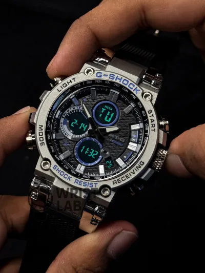 G-SHOCK TITAN FORCE ANALOG X DIGITAL MOONSTONE SILVER  SPORT WATCH_img_2