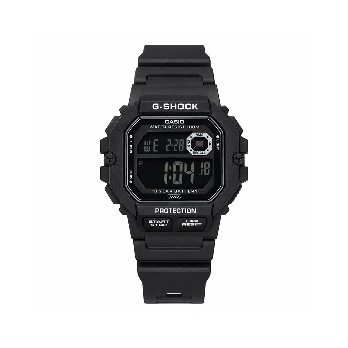 G-SHOCK SQUARE DIAL BLACK BELT DIGITAL SPORTS WATCH_img_0