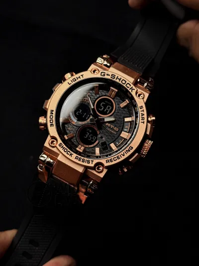 G-SHOCK TITAN FORCE ANALOG X DIGITAL PALE COPPER SPORT WATCH_img_1