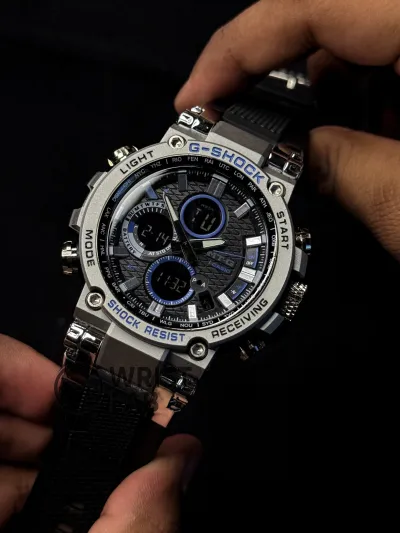 G-SHOCK TITAN FORCE ANALOG X DIGITAL MOONSTONE SILVER  SPORT WATCH_img_3