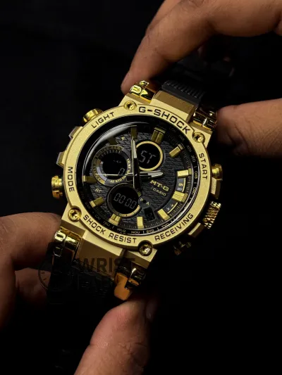 G-SHOCK TITAN FORCE ANALOG X DIGITAL METALLIC GOLD  SPORT WATCH_img_3