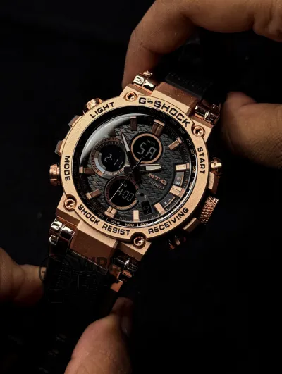 G-SHOCK TITAN FORCE ANALOG X DIGITAL PALE COPPER SPORT WATCH_img_3
