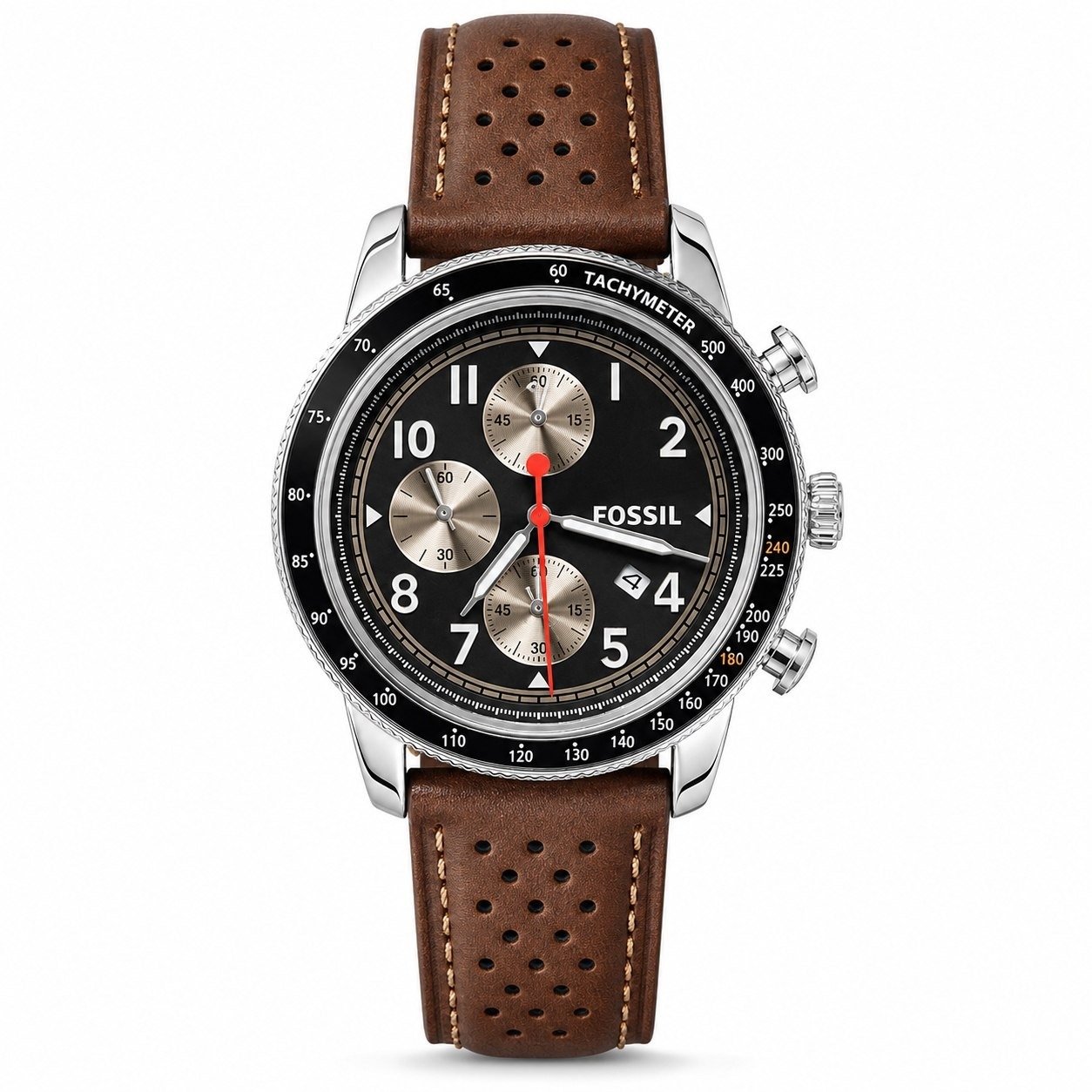 FOSSIL RACING-STYLE ACTIVE CHRONOGRAPH BROWN STRAP_img_0
