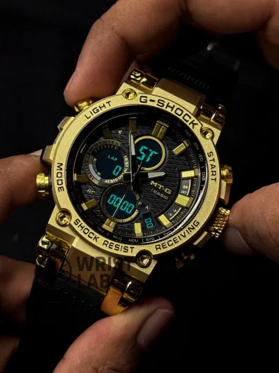 G-SHOCK TITAN FORCE ANALOG X DIGITAL METALLIC GOLD  SPORT WATCH_img_2