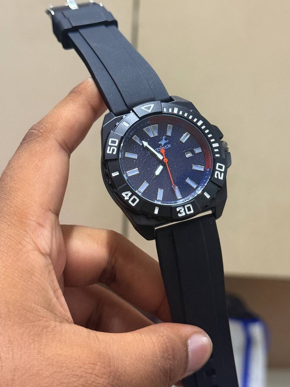FASTRACK TERRASHOCK DIVER SPORT BLACK BLUE EDITION_img_1