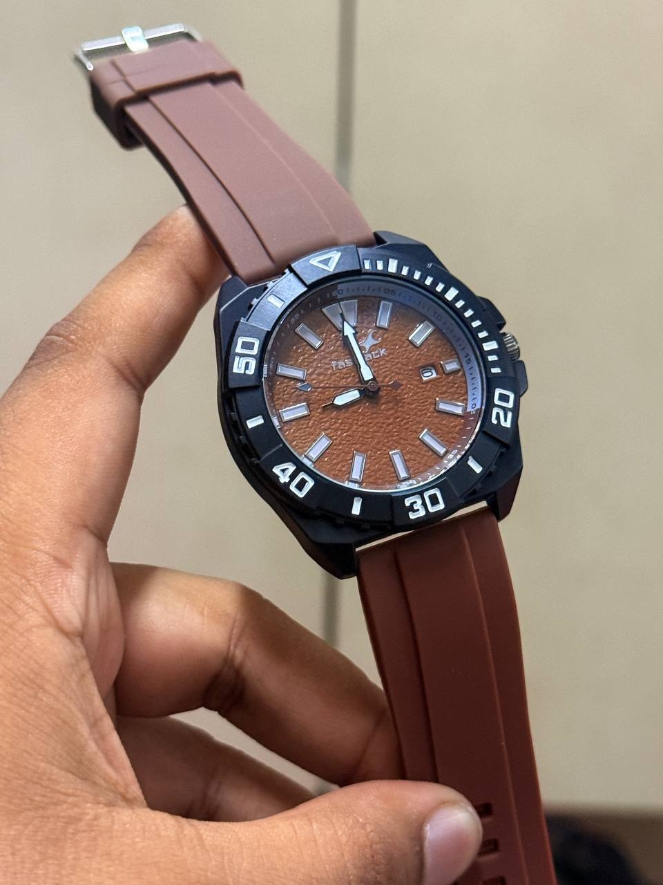 FASTRACK TERRASHOCK DIVER SPORT BROWN EDITION_img_1