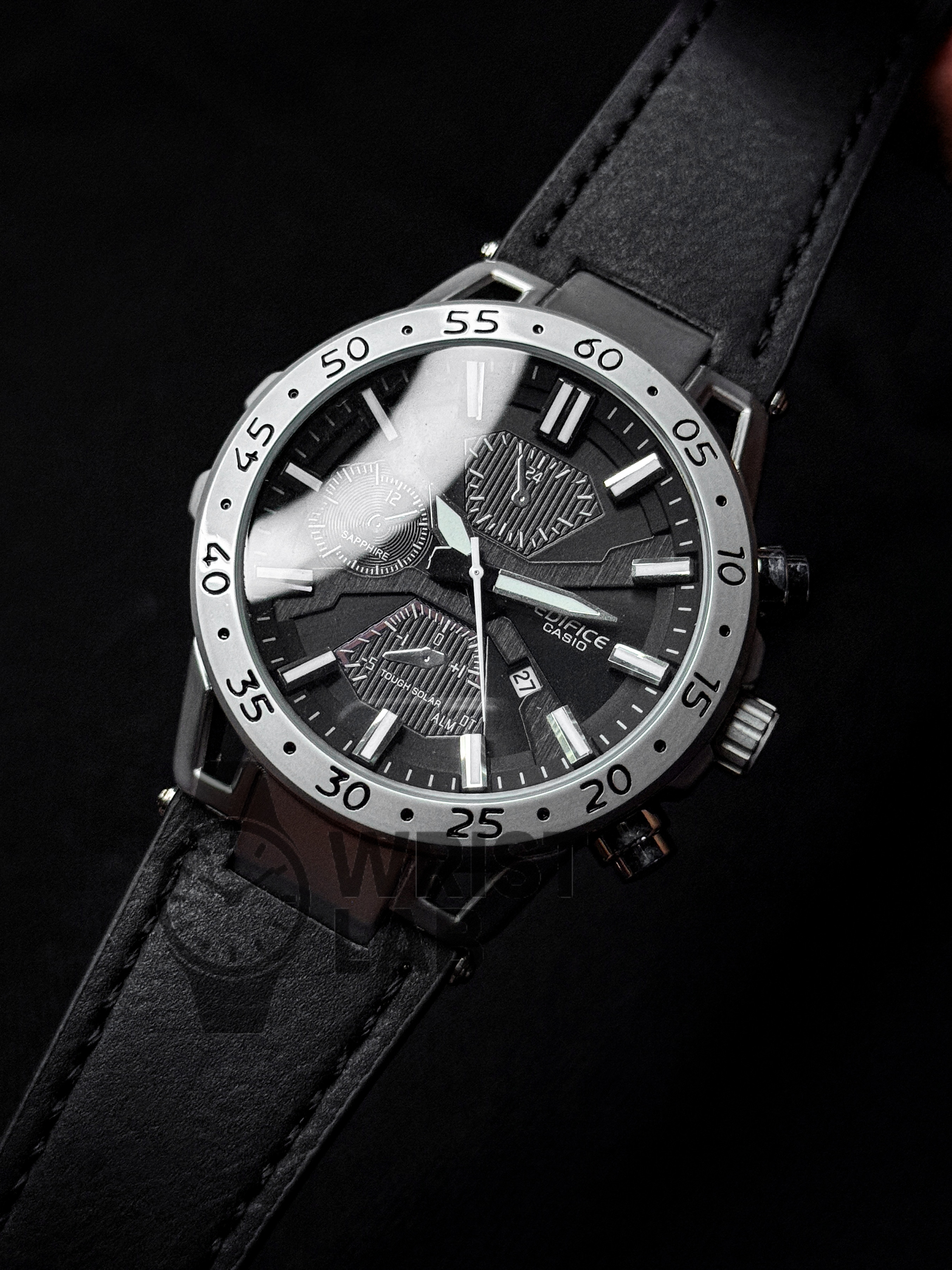 EDIFICE X FRAME BLACK BELT FULL BLACK DIAL_img_1