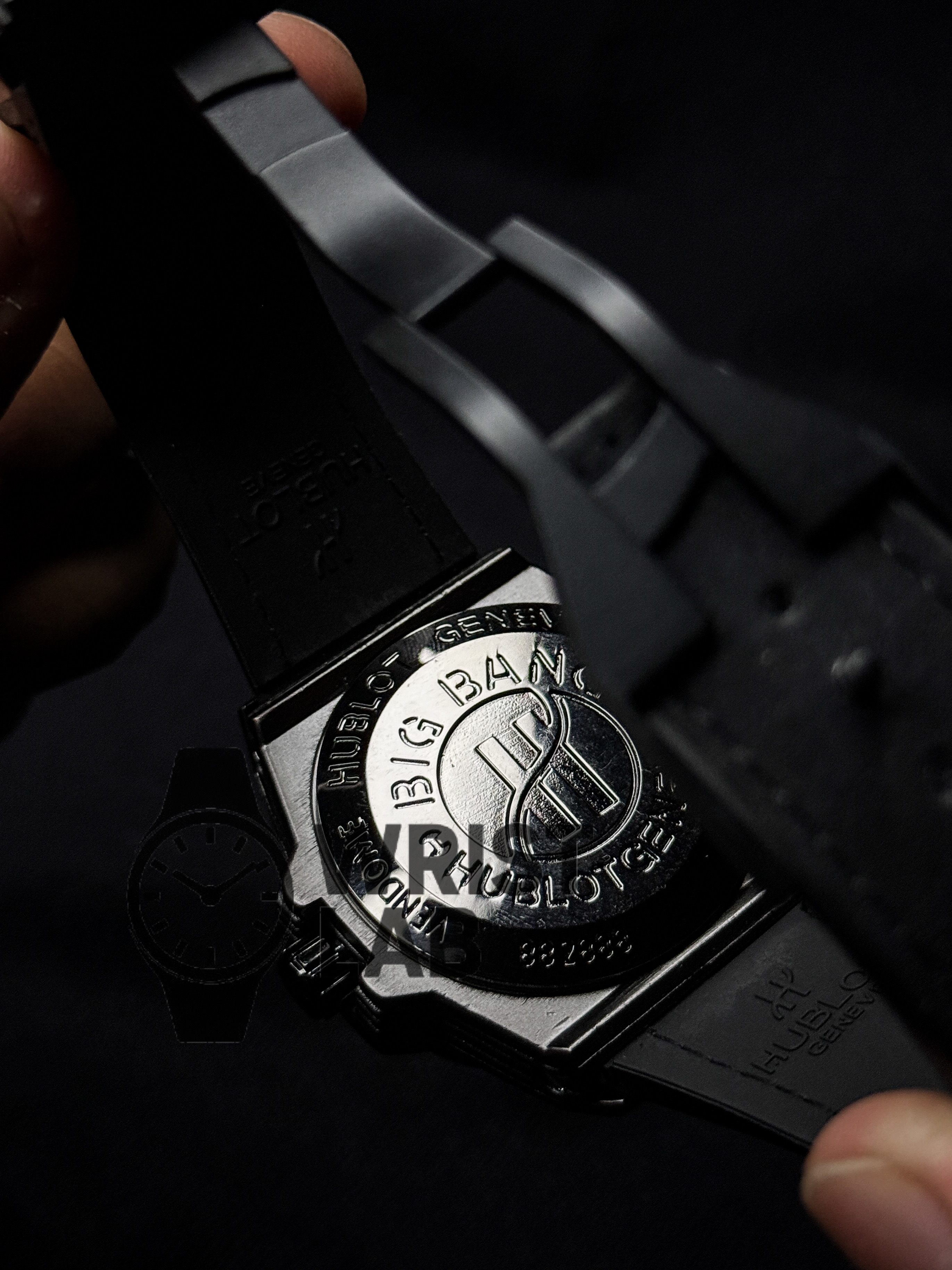 HUBLOT SANG BLEU BLACK MENS WATCH_img_7