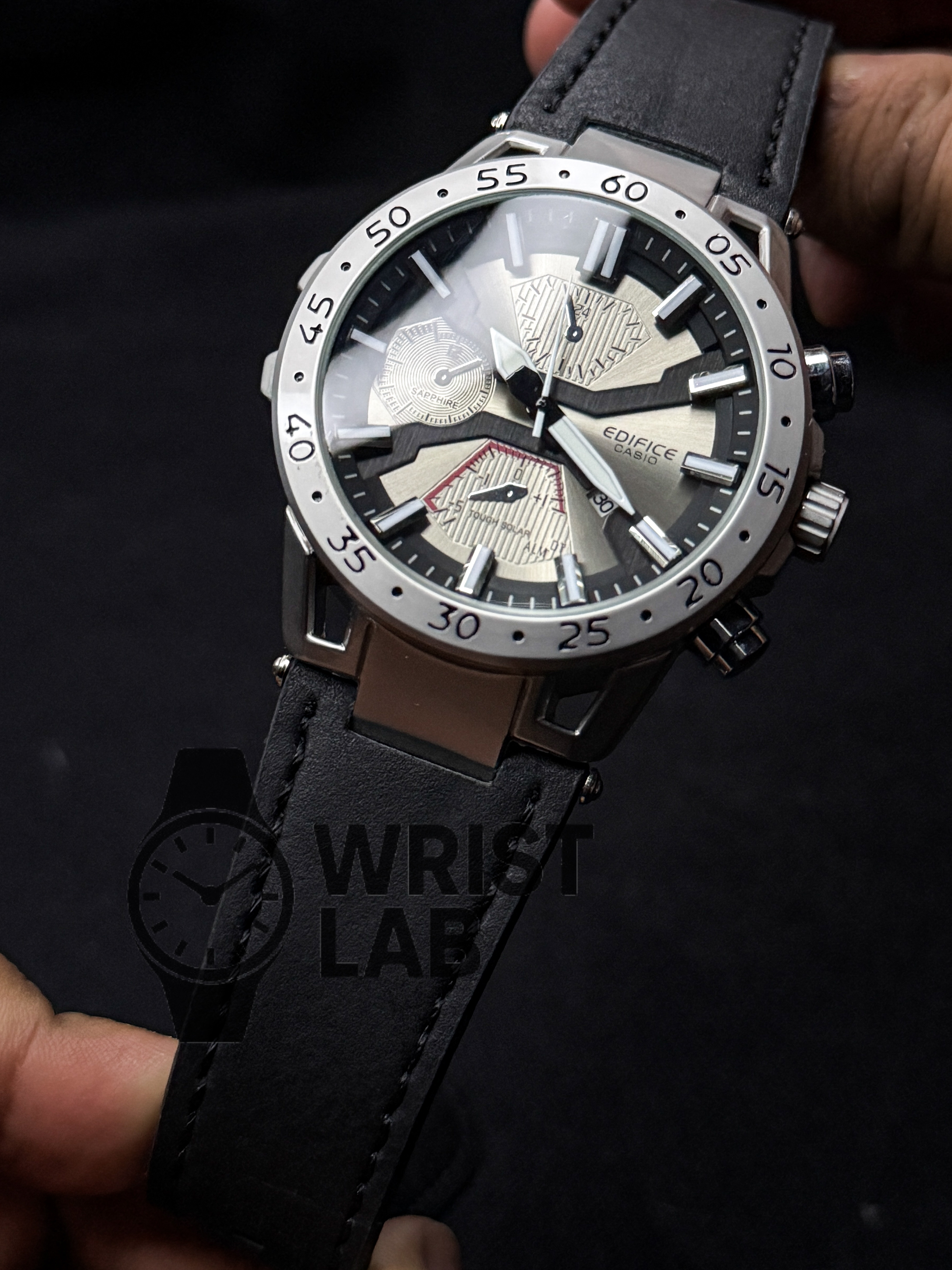 EDIFICE X FRAME BLACK BELT GREY DIAL_img_0
