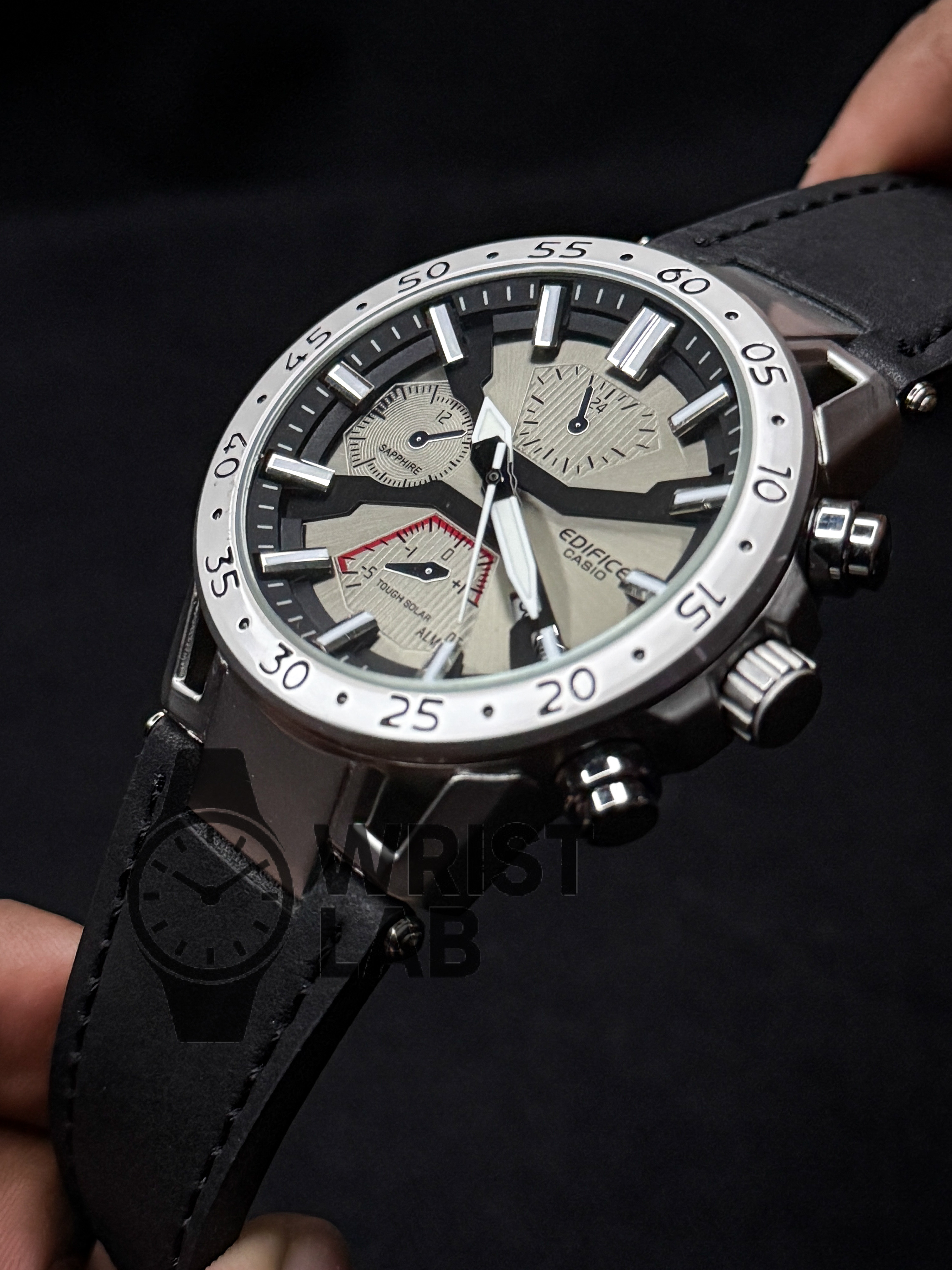 EDIFICE X FRAME BLACK BELT GREY DIAL_img_1