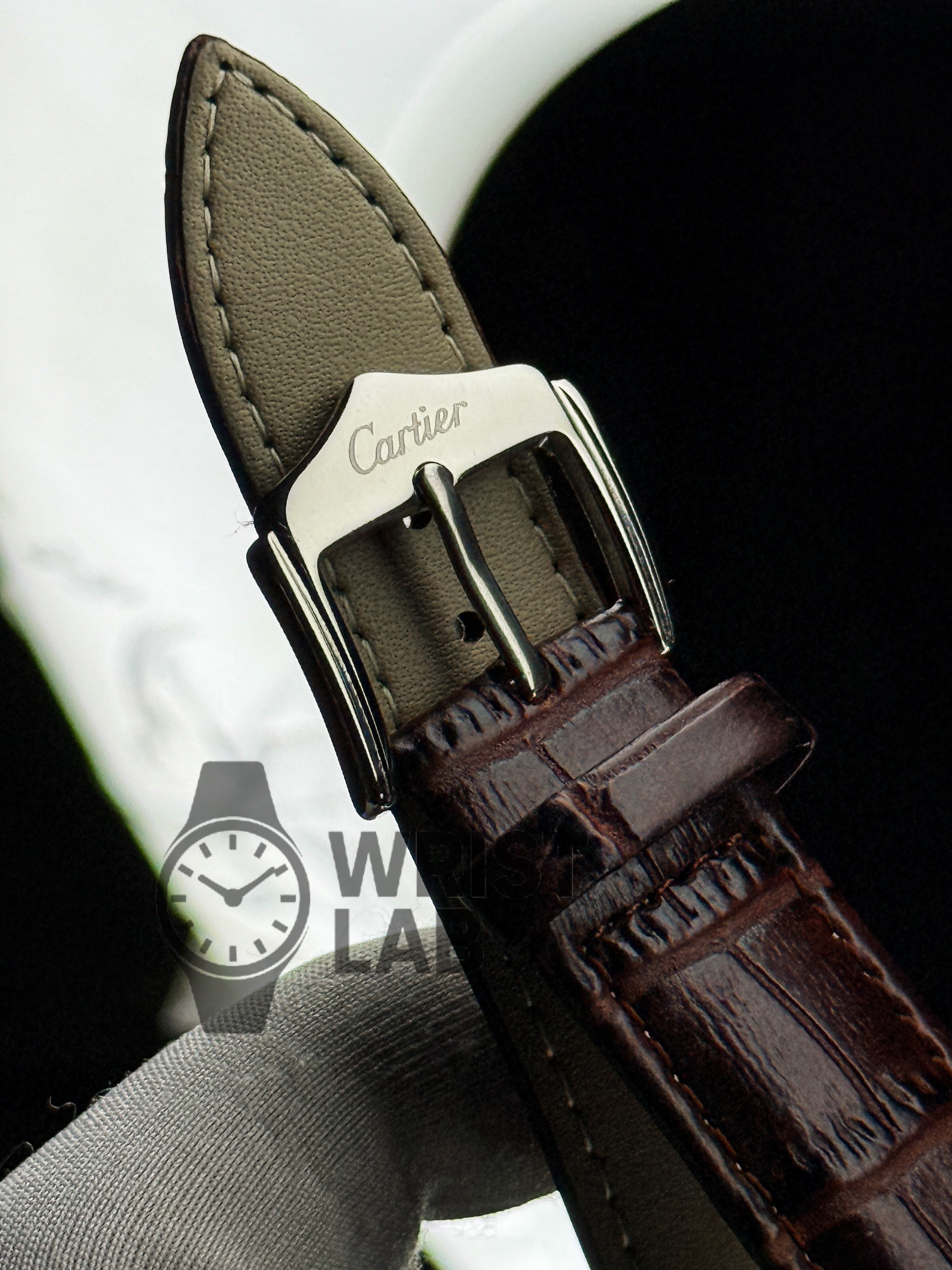 CARTIER MONARCH CLASSIC RECTANGLE SILVER BROWN EDITION_img_4