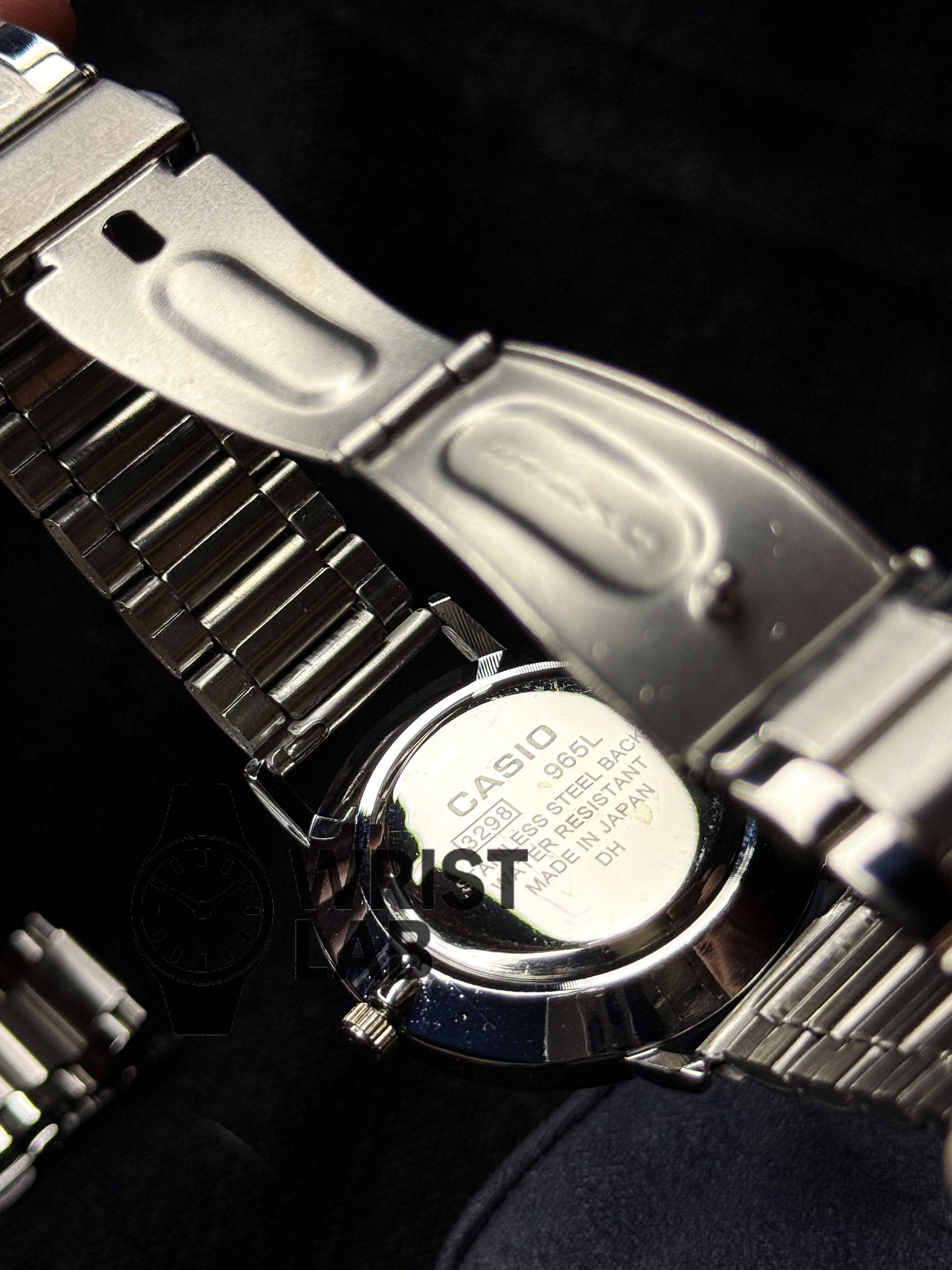 CASIO CLASSIC LINEAR SILVER CHAIN BLACK DIAL_img_3