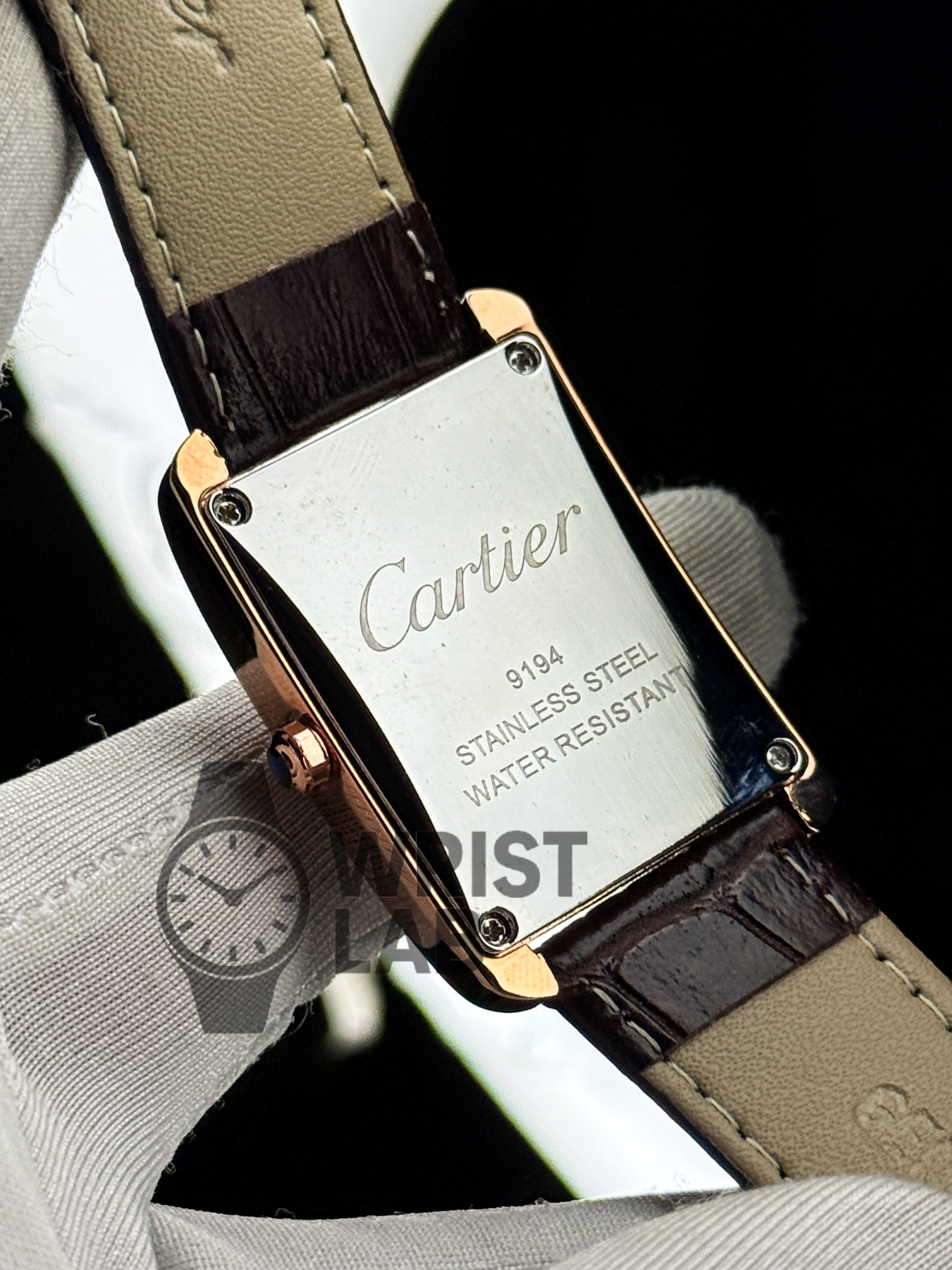 CARTIER MONARCH CLASSIC RECTANGLE ROSE GOLD BROWN EDITION_img_3