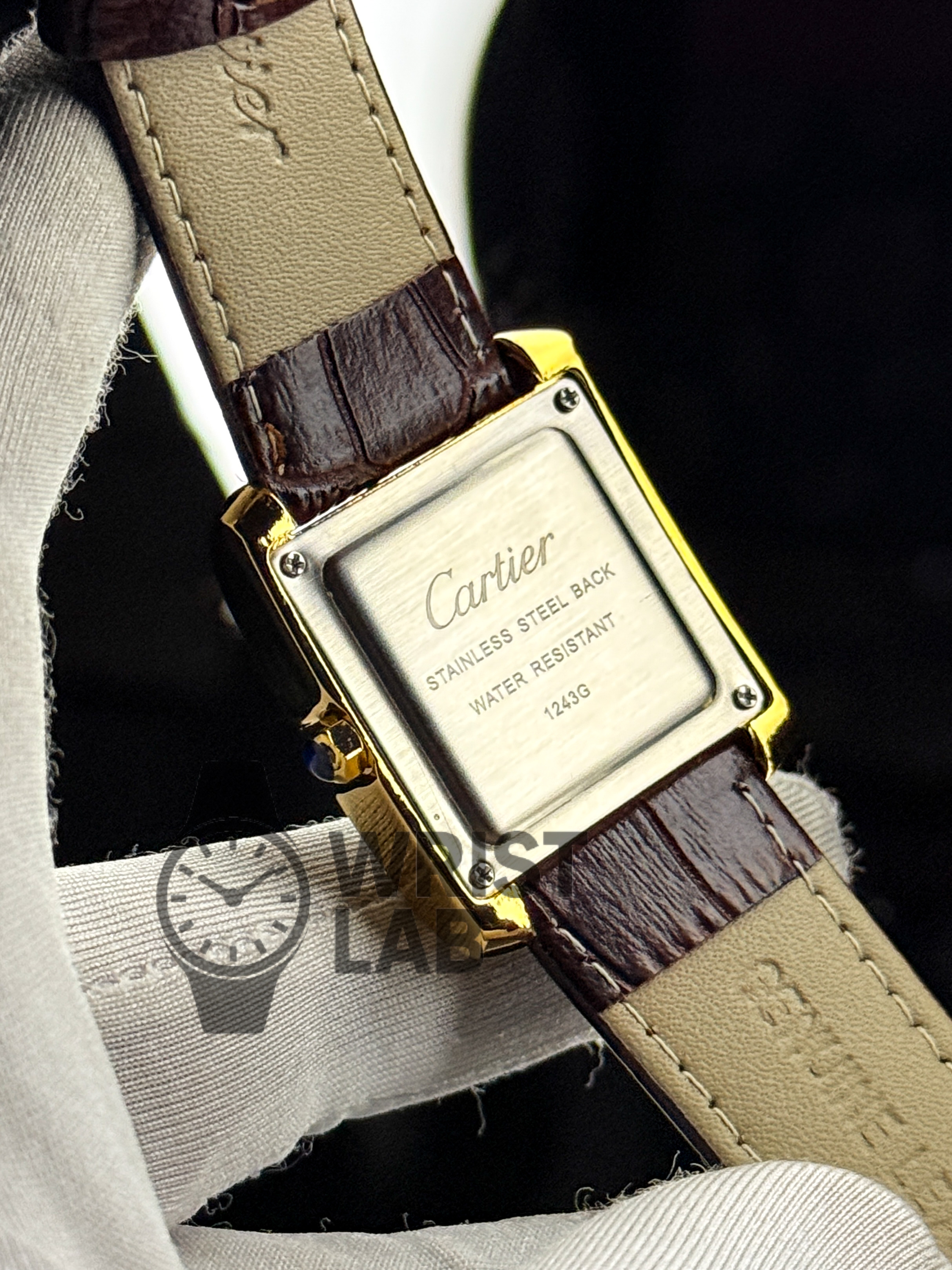 CARTIER MONARCH CLASSIC SQUARE GOLD BROWN EDITION_img_4
