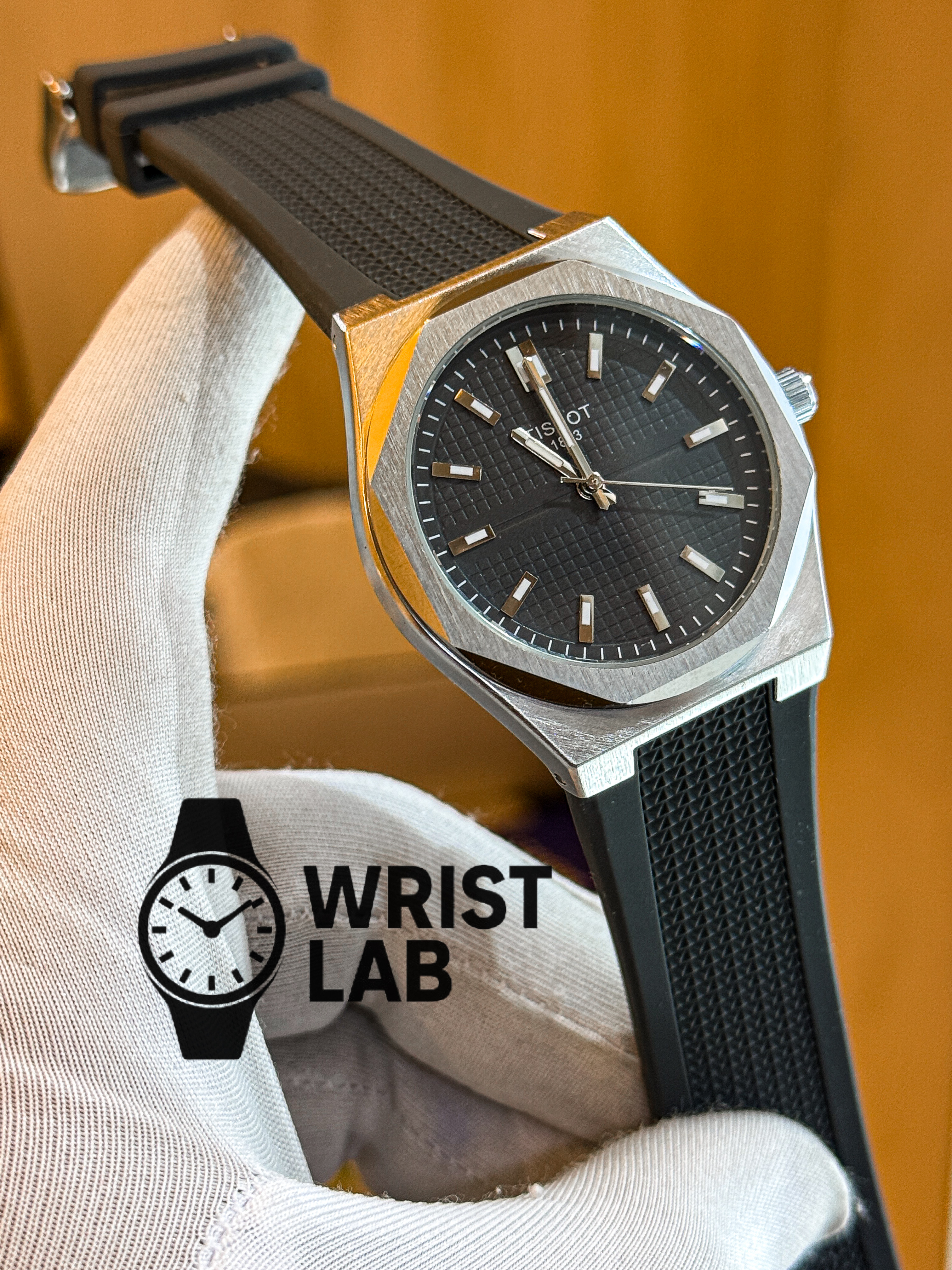 TISSOT VANTAGE CHARCOAL WHITE BELT CHARCOAL GREY DIAL_img_0