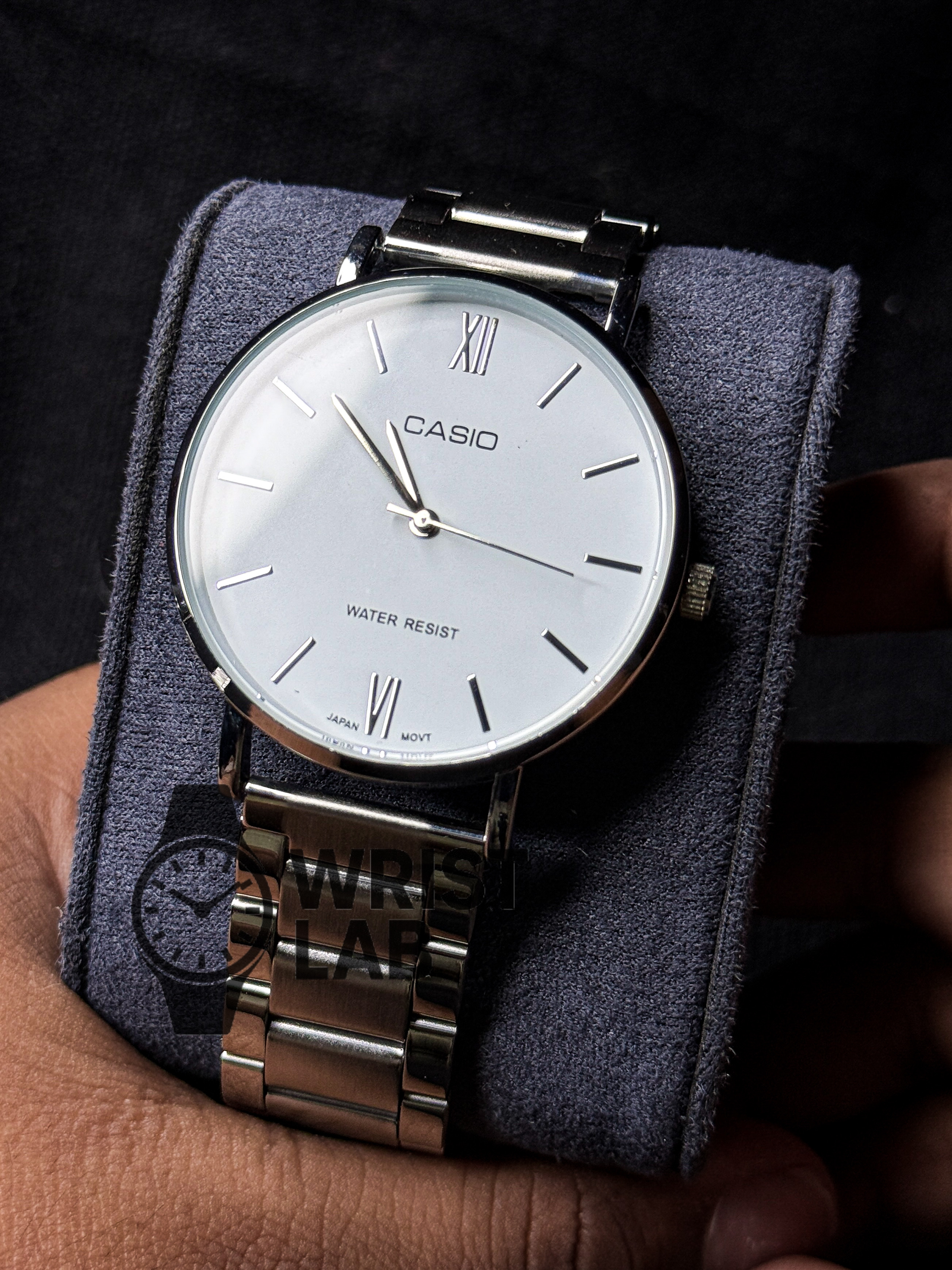 CASIO CLASSIC LINEAR SILVER CHAIN WHITE DIAL_img_1