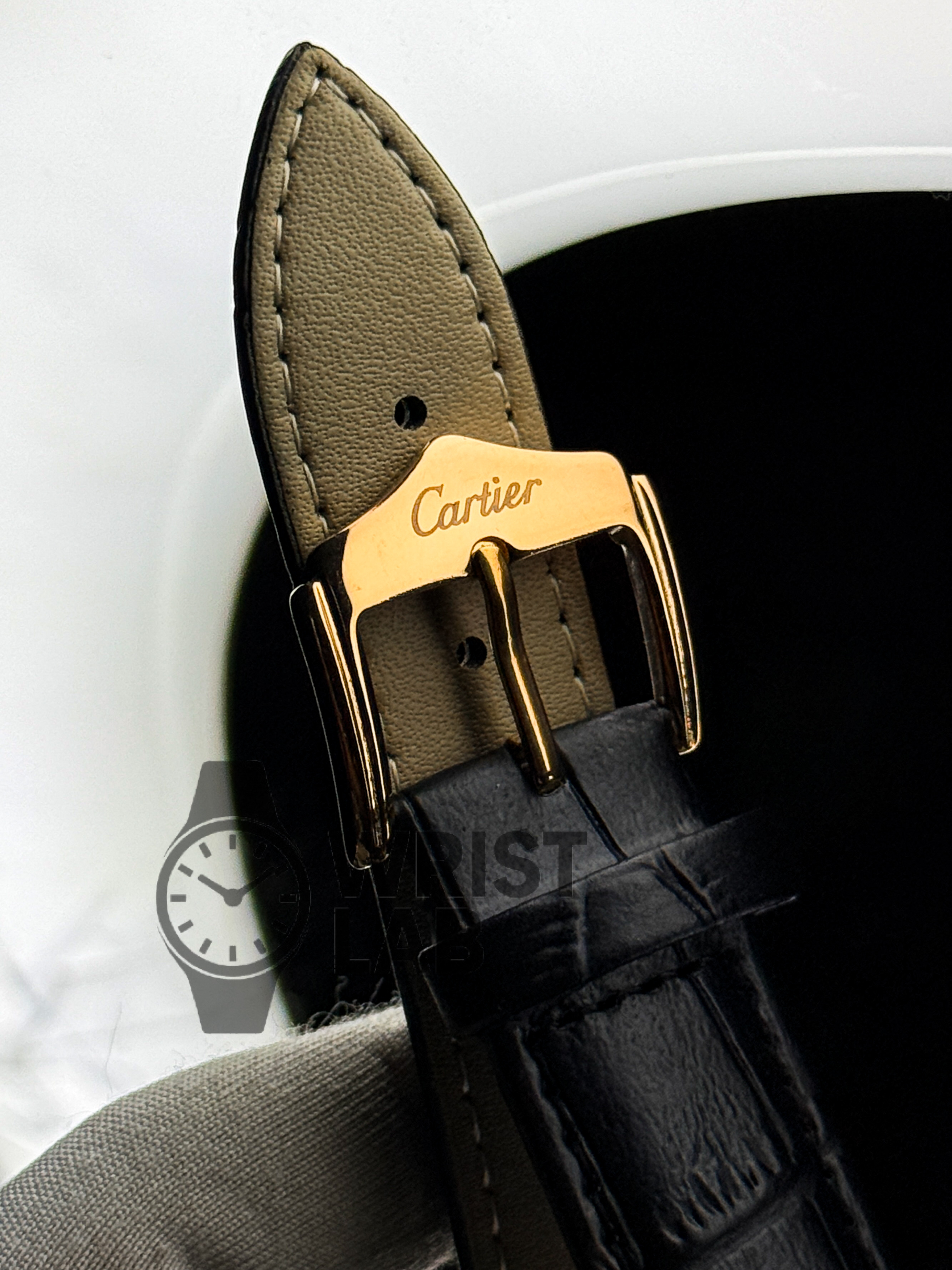 CARTIER MONARCH CLASSIC RECTANGLE ROSE GOLD BLACK EDITION_img_4