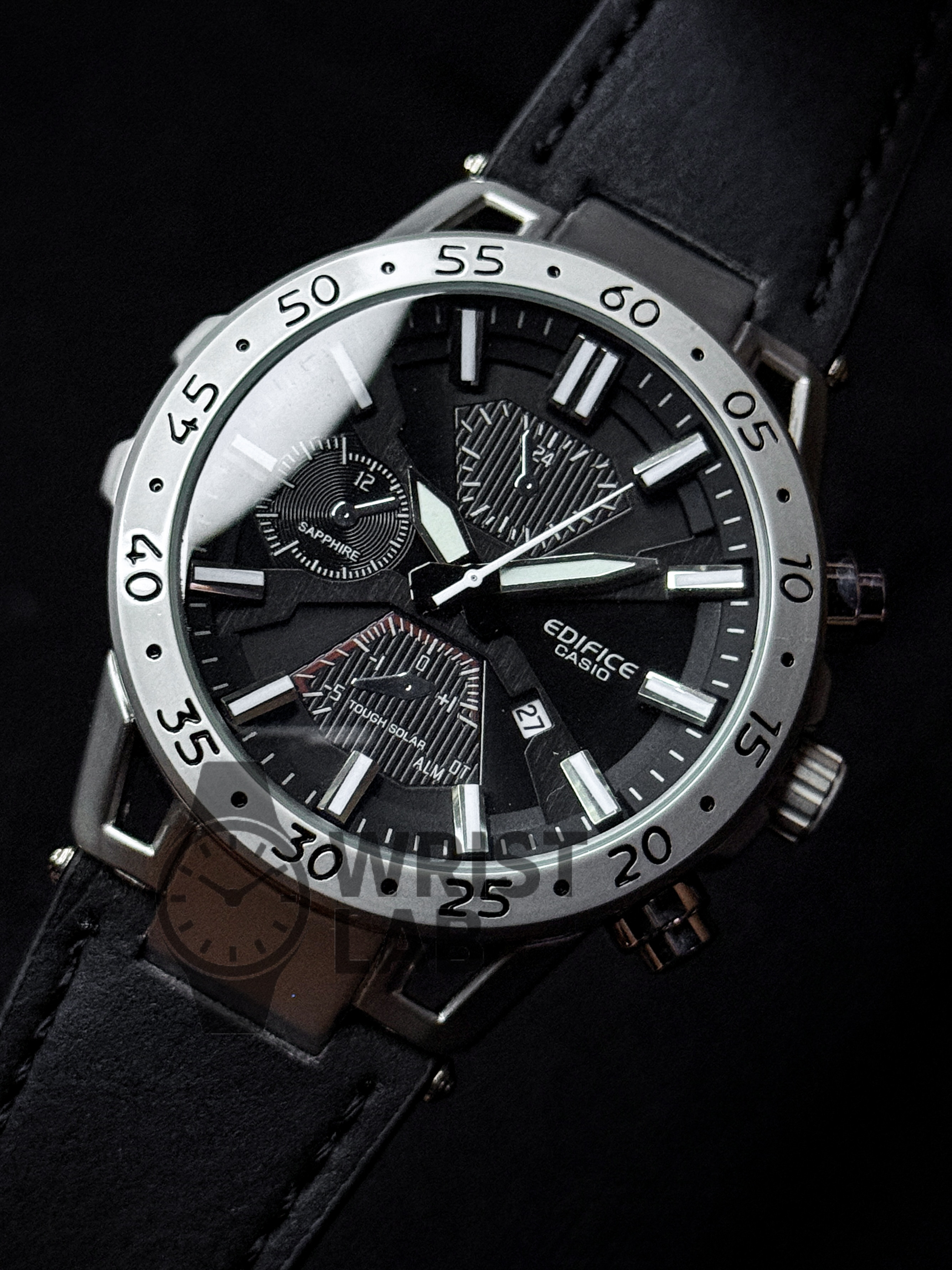 EDIFICE X FRAME BLACK BELT FULL BLACK DIAL_img_2