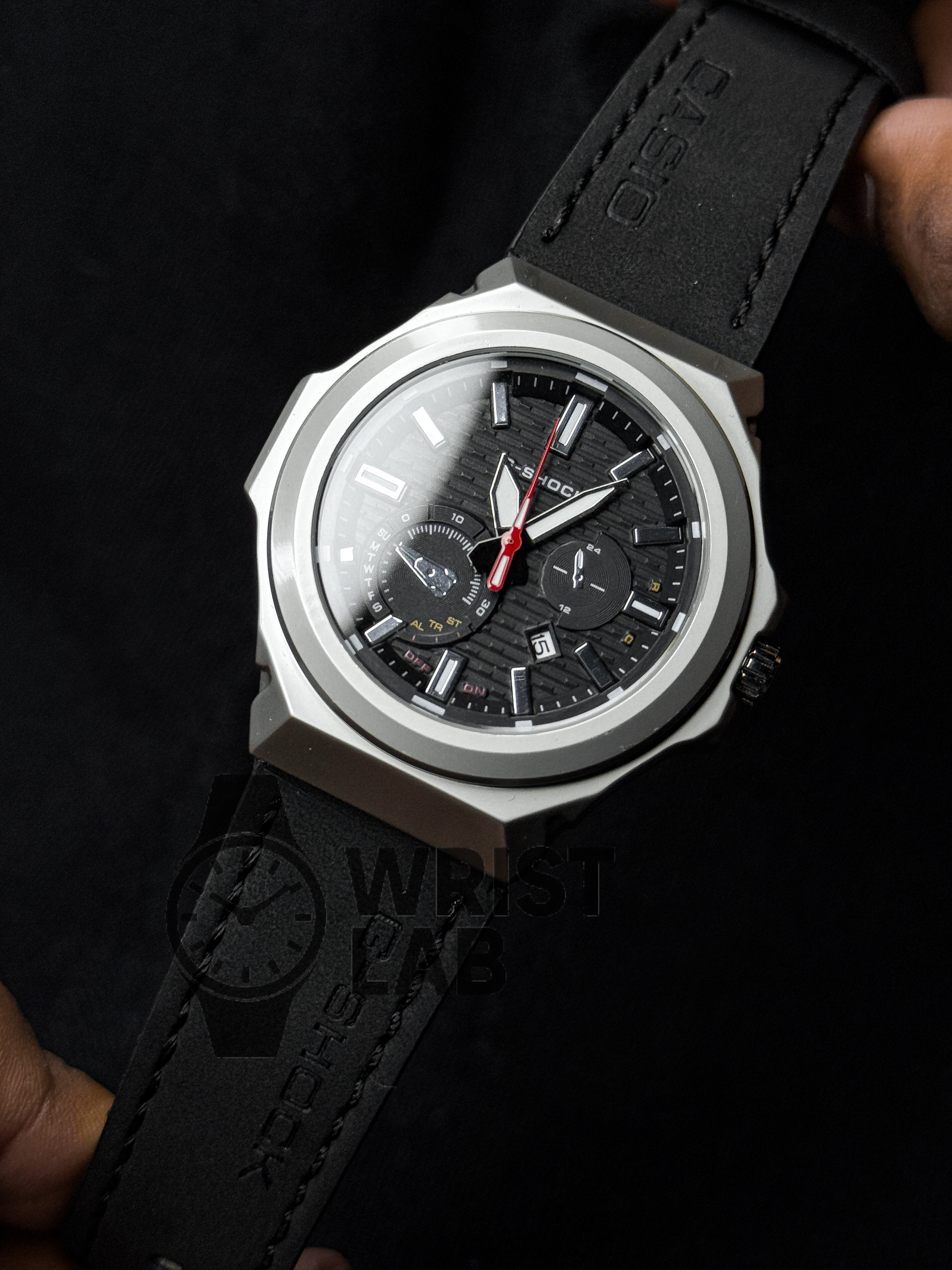 GSHOCK STEELFORGE OCTAGON BLACK BELT BLACK DIAL_img_2