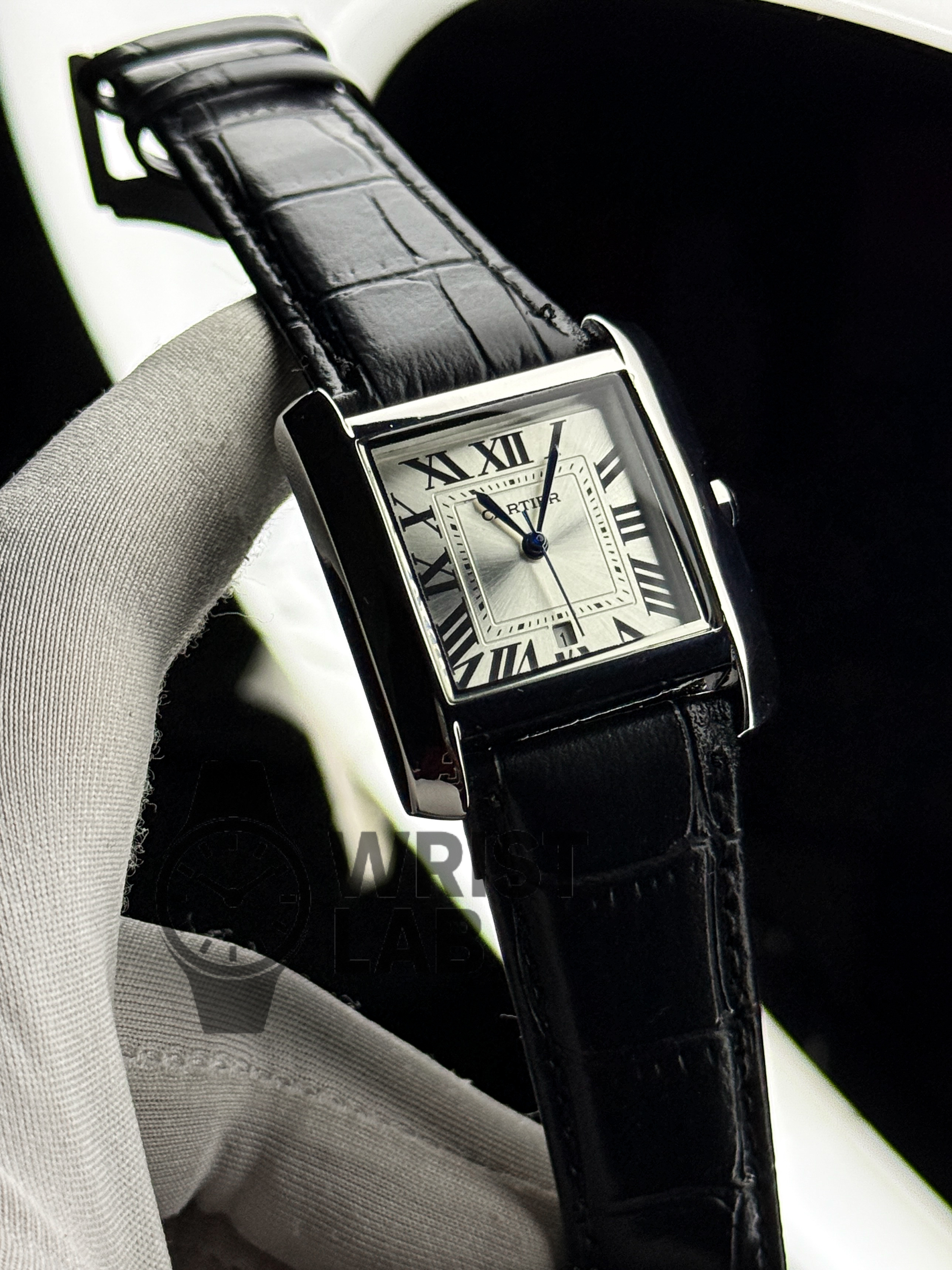 CARTIER MONARCH CLASSIC SQUARE SILVER BLACK EDITION_img_0