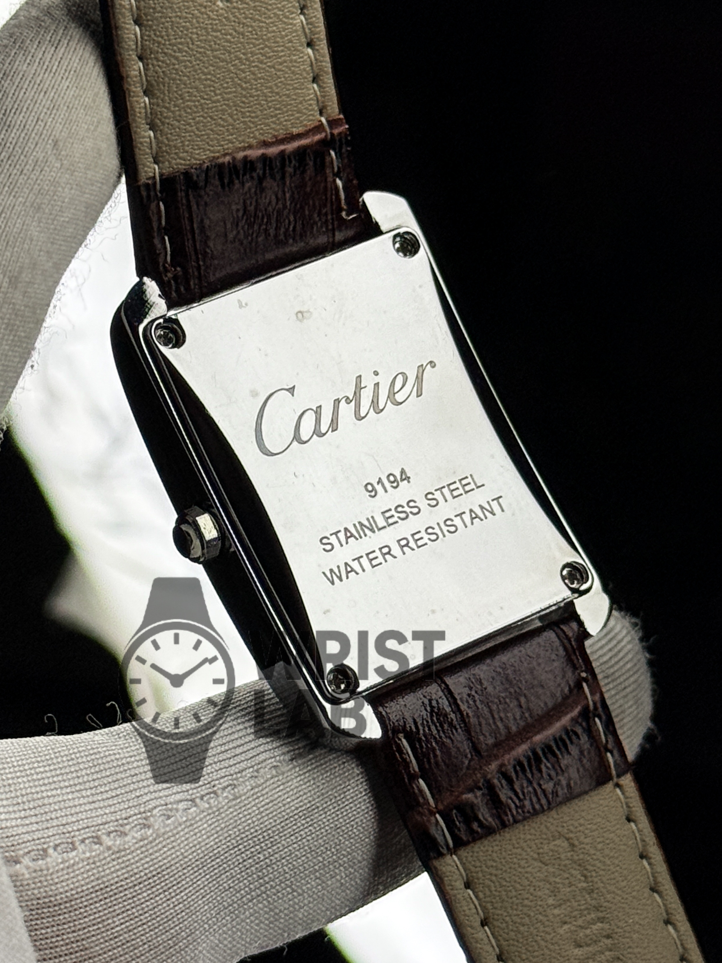 CARTIER MONARCH CLASSIC RECTANGLE SILVER BROWN EDITION_img_3