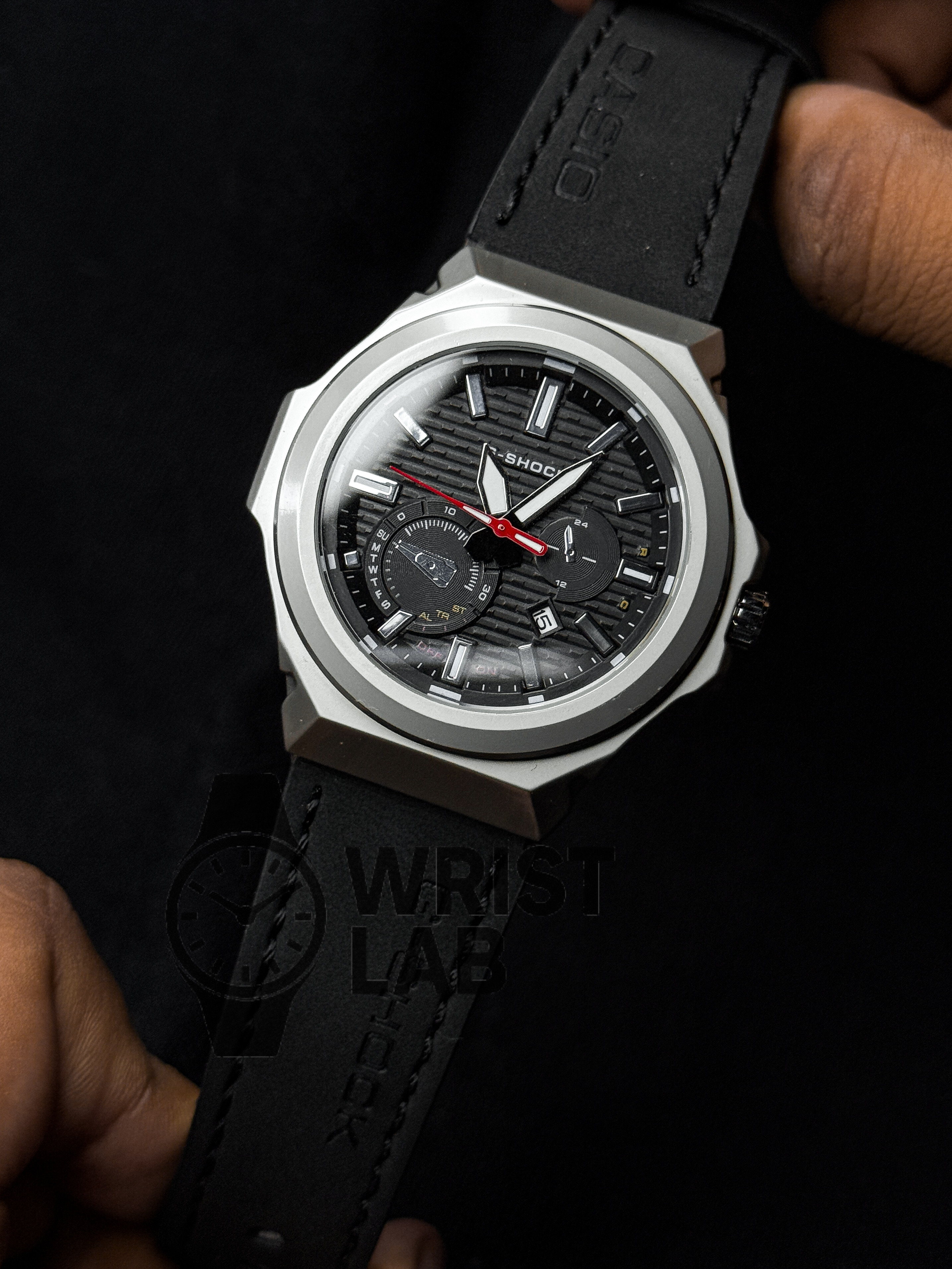 GSHOCK STEELFORGE OCTAGON BLACK BELT BLACK DIAL_img_0
