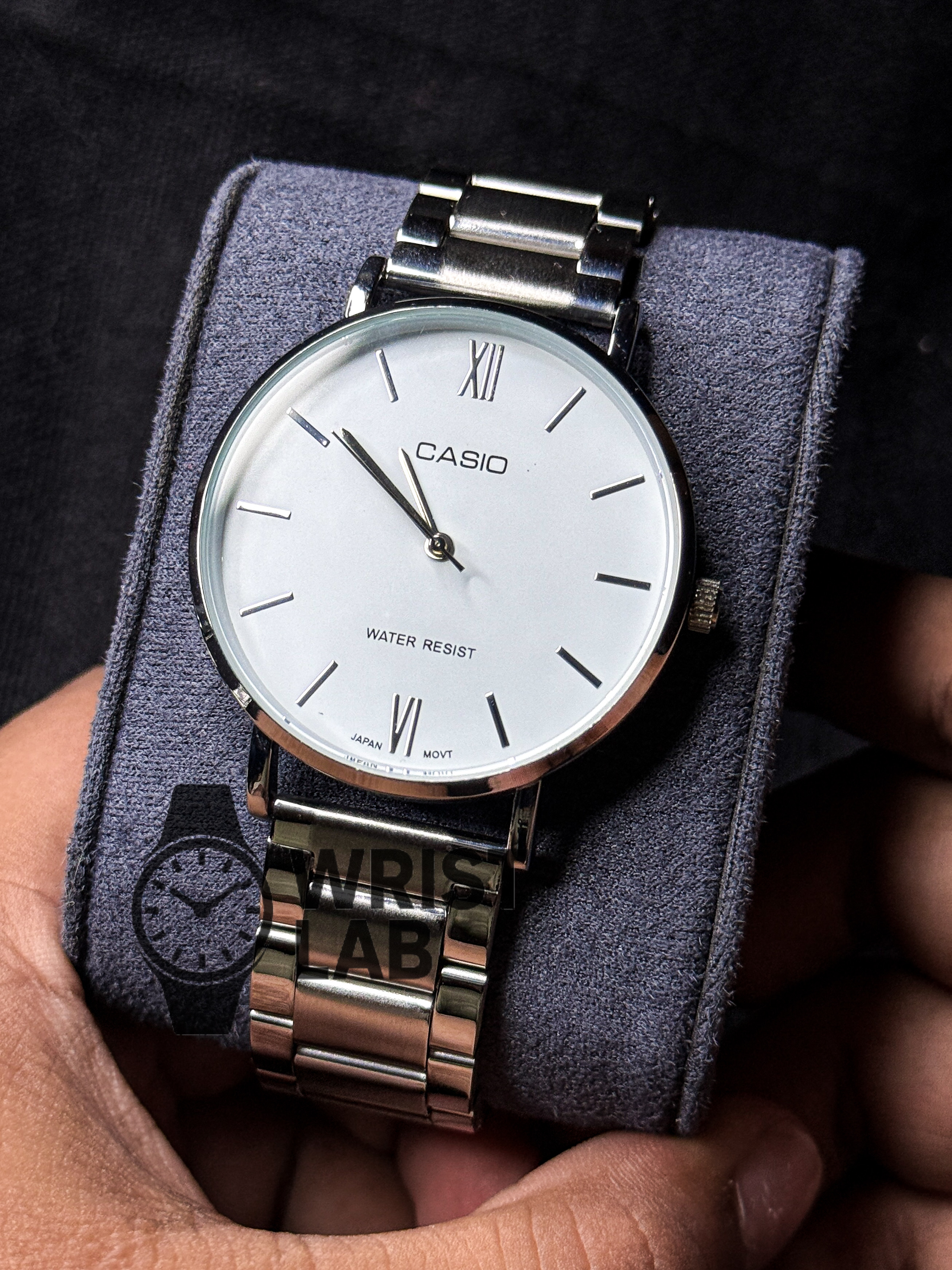 CASIO CLASSIC LINEAR SILVER CHAIN WHITE DIAL_img_0