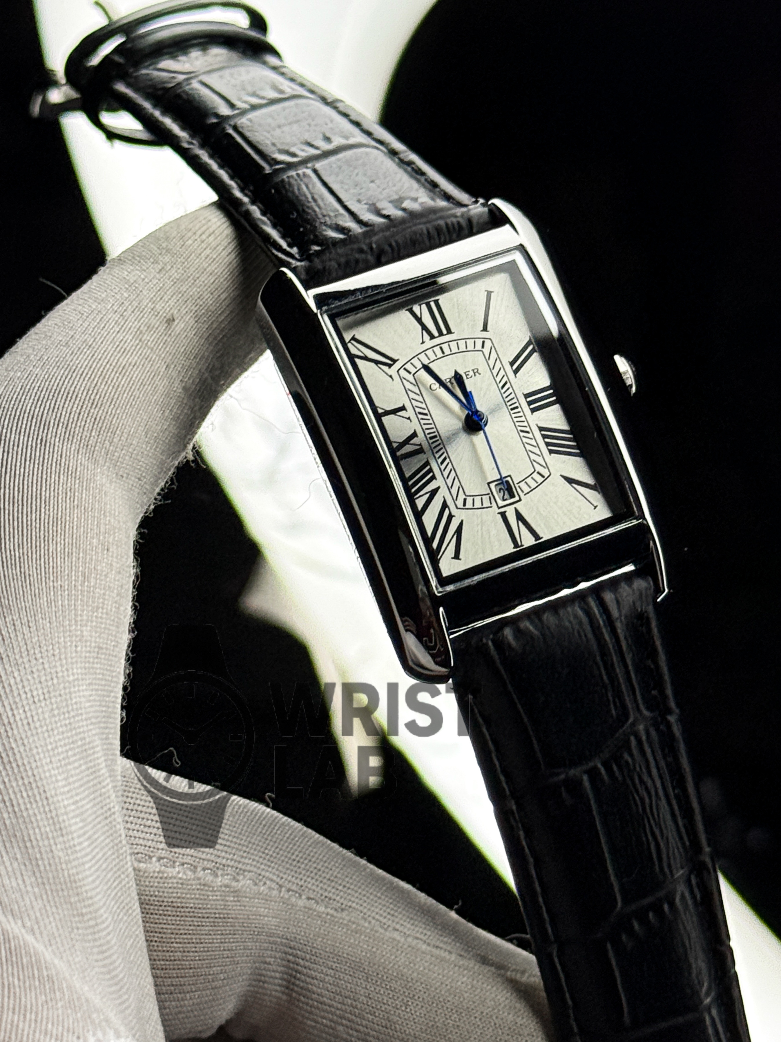CARTIER MONARCH CLASSIC RECTANGLE SILVER BLACK EDITION_img_0