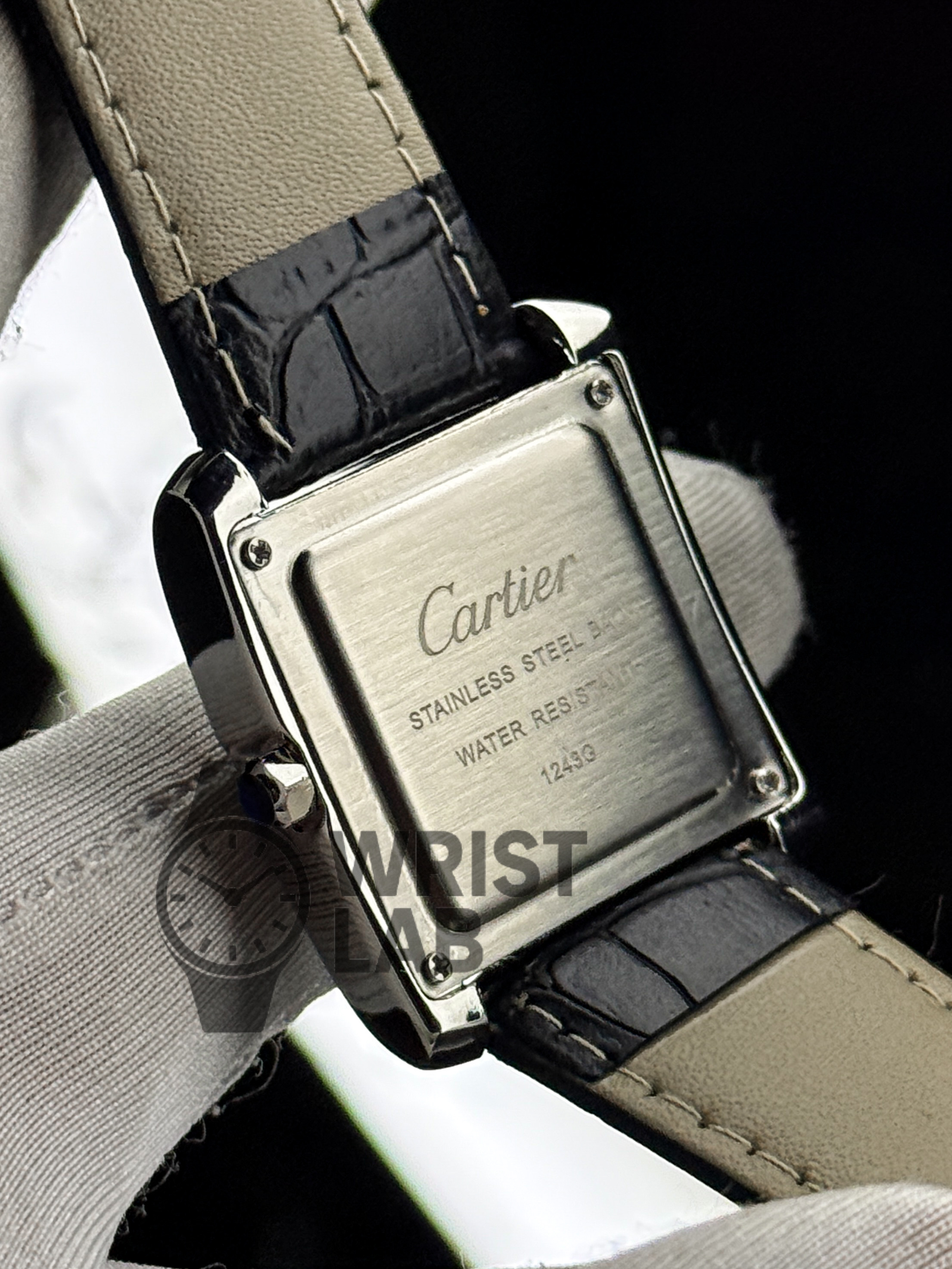 CARTIER MONARCH CLASSIC SQUARE SILVER BLACK EDITION_img_3