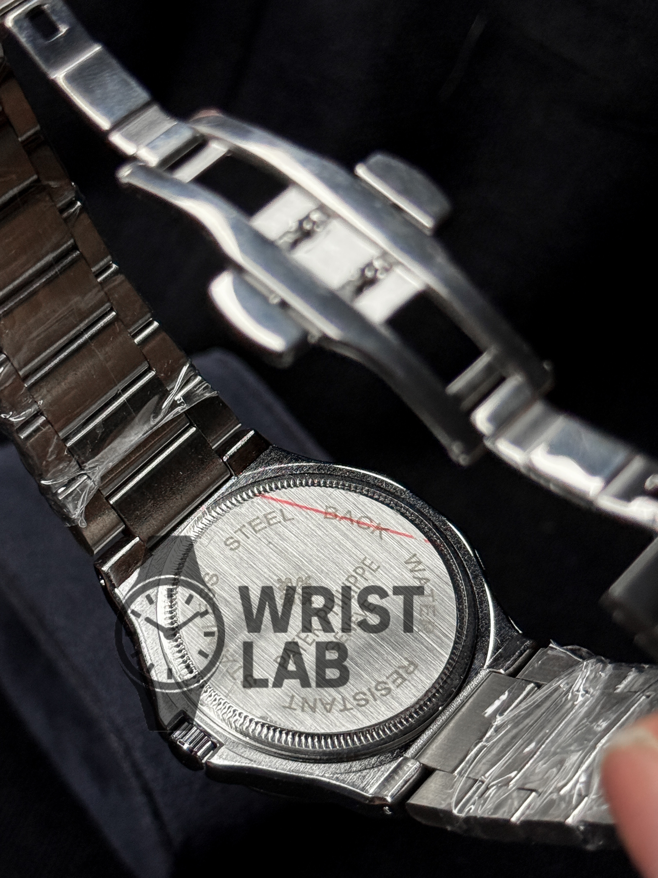 PATEK PHILIPPE MIDNIGHT RIBBED STEEL-LINK BLUE DIAL SILVER CHAIN_img_3