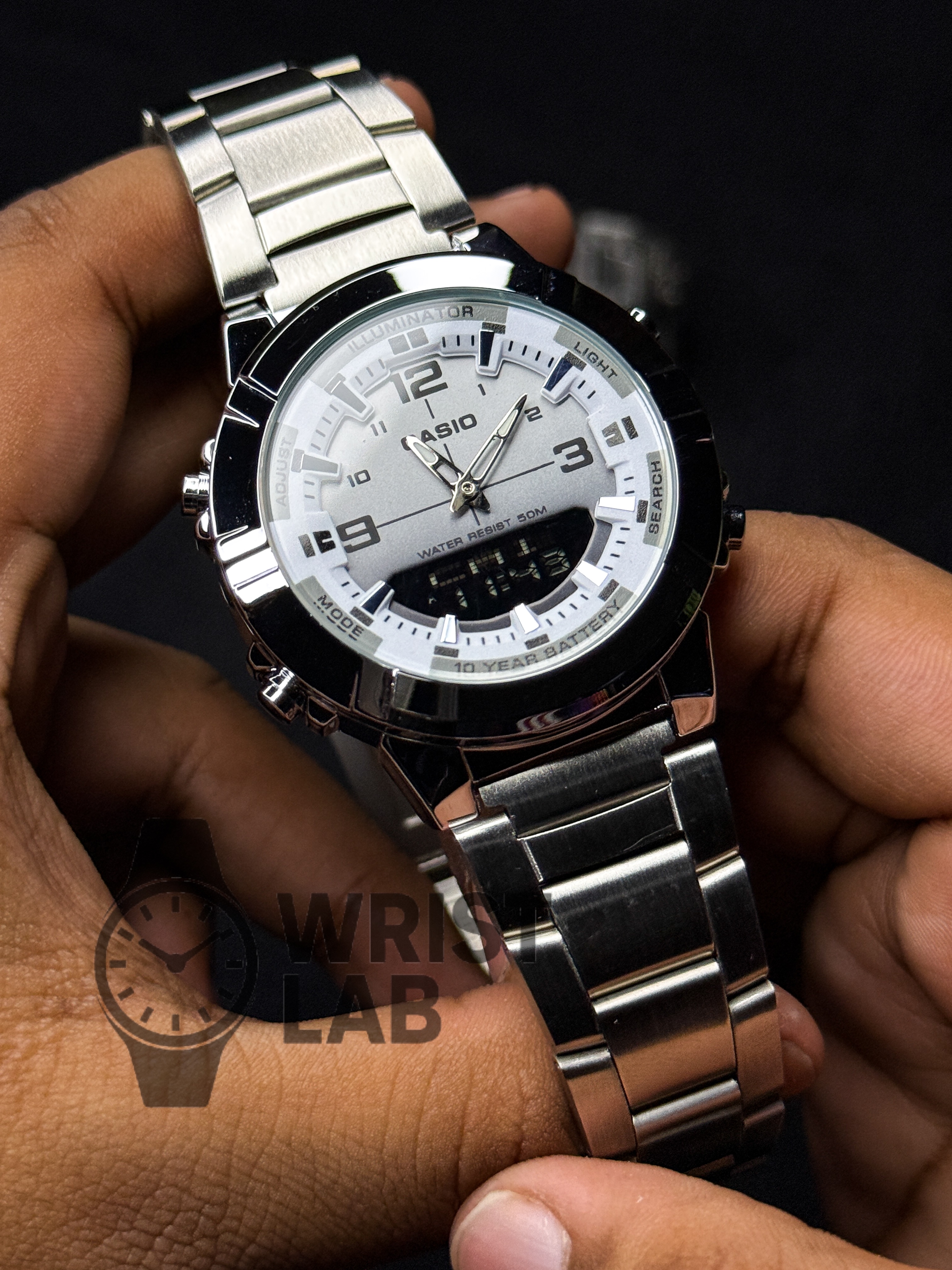 CASIO HYBRID SPORT DIGITAL GRADIENT WHITE_img_1