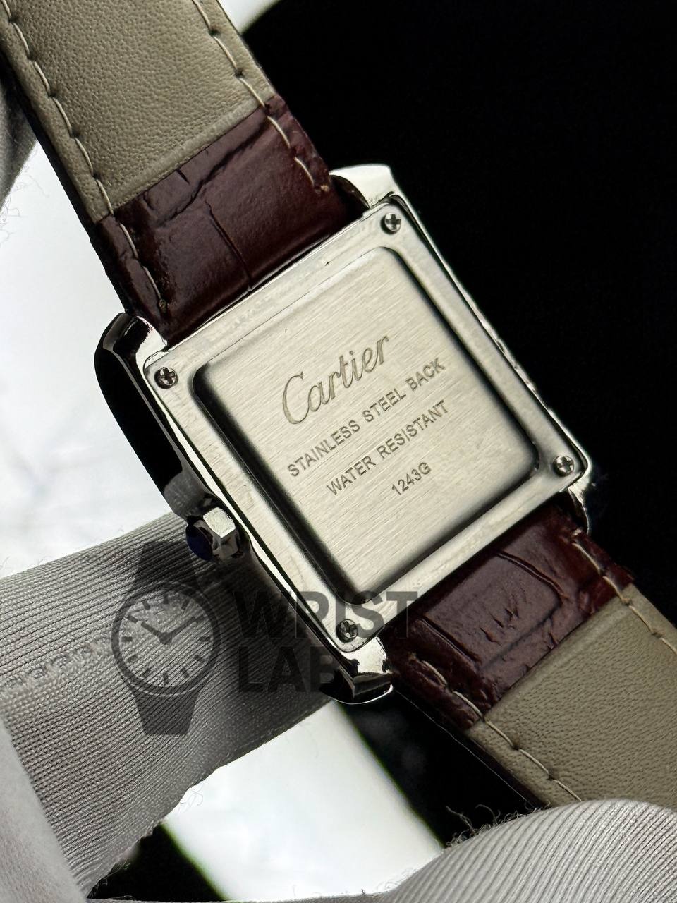 CARTIER MONARCH CLASSIC RECTANGLE SILVER BROWN EDITION_img_3