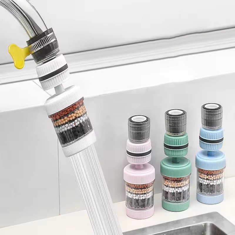 6-Layer Activated Carbon Faucet Water Filter