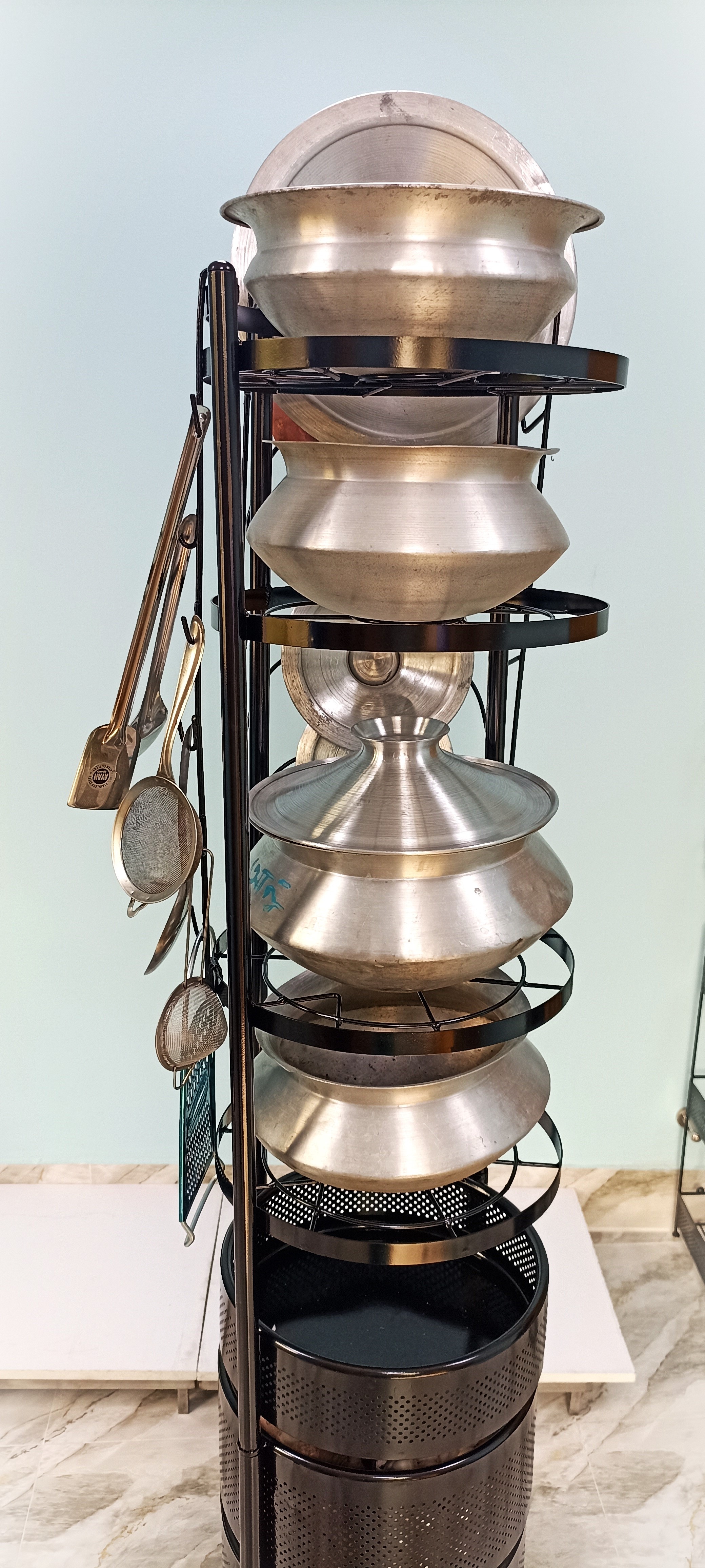 All-in-One Vegetable Kitchen Rack – 5 Feet | 8 Shelves |_img_7